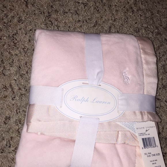 pink plush baby blanket